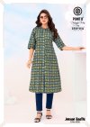 Jeevan Sathi Vol 4 By Deeptex A Line Cotton Printed Kurtis 